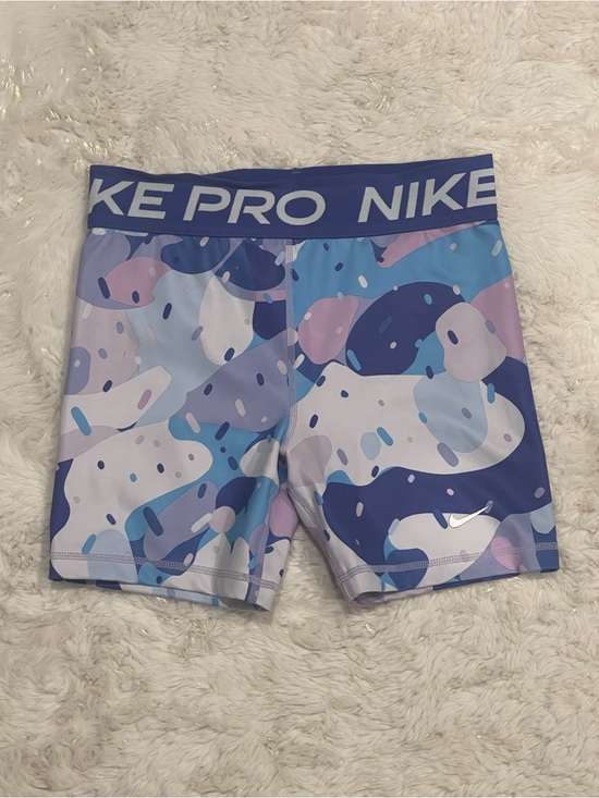 Nike Pants - WOMENS XL EXTRA LARGE NIKE PRO SHORTS COMPRESSION GOOD CONDITION PURPLE BLUE